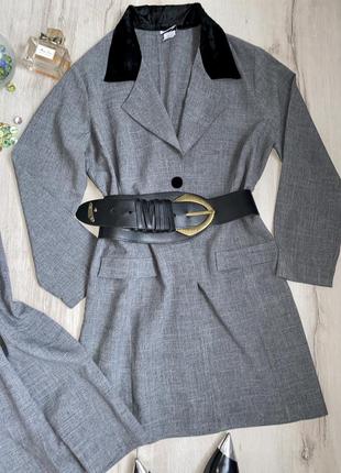 Костюм- платье и длинный пиджак3 фото