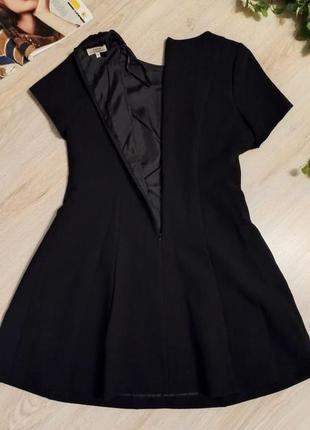 Стильное чёрное платье3 фото