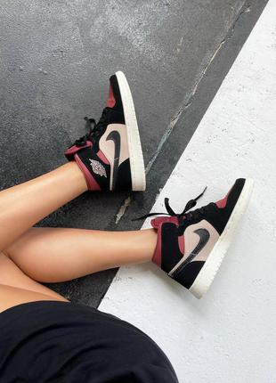 Nike air jordan retro 1 mid canyon rust 🆕 жіночі кросівки найк джордан