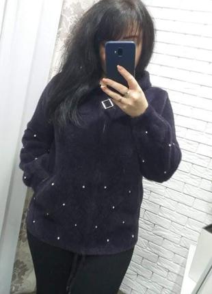 Бомбова курточка шубка пальто з вовни альпаки