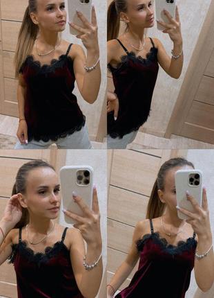 Топ на бретелях