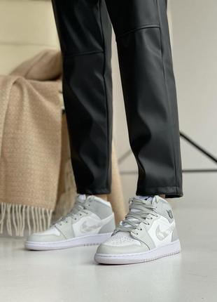 Кросівки nike air grey jordan retro camo кроссовки6 фото