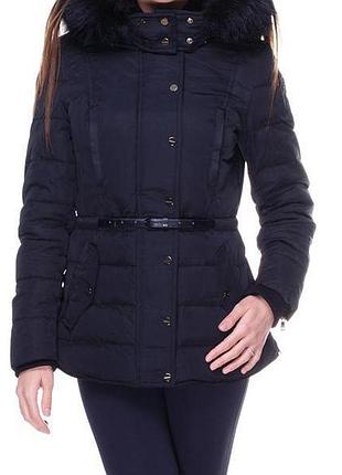 Пуховик zara ,раз l пух-перо