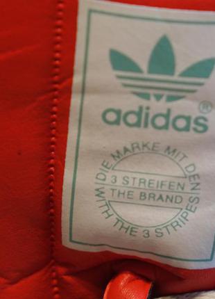 Высокие винтажные комбинированные кожаные кроссовки adidas jogging high 2 44 р.4 фото