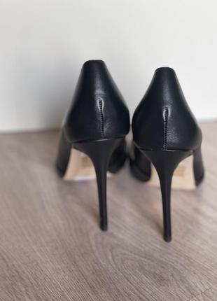 Туфли кожаные женские 40 туфли чёрные кожа 404 фото