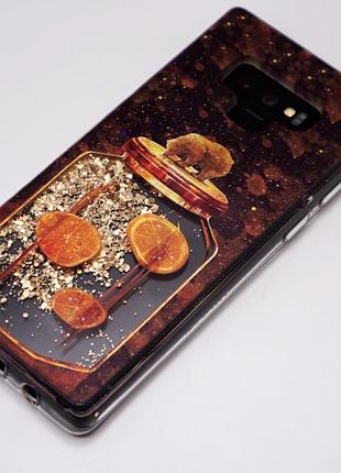 Чехол xiaomi redmi note 6/6 pro антистресс медведь на банке фреша с настоящей жидкостью и блёстками