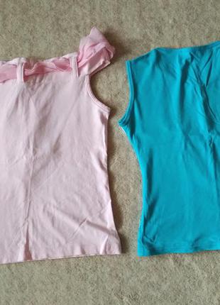 34-36р цветной комплект футболка-блузка вискоза италия, франция3 фото
