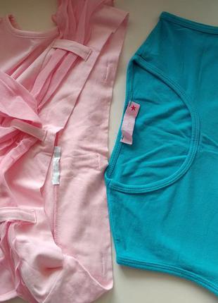 34-36р цветной комплект футболка-блузка вискоза италия, франция5 фото
