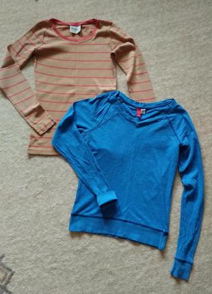 36-38р. комплект кофта-футболка хлопок h&m gina tricot или в подарок