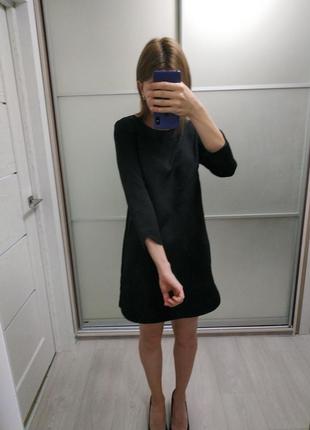 Черное мини платье2 фото