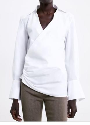 Блуза белая zara