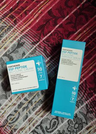 Био крем с пептидами fortheskin egf peptide bio clinic cream3 фото