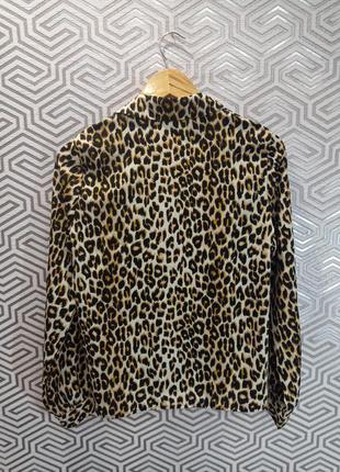 Рубашка трендовый леопардовый принт7 фото