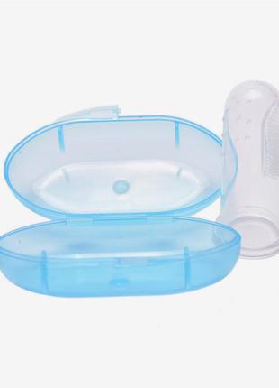 Зубная щетка для малышей силиконовая 0+