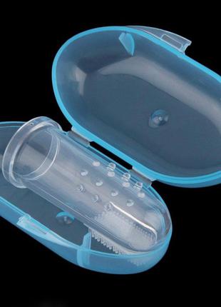 Зубная щетка для малышей силиконовая 0+