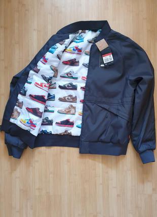 Бомбер куртка nike nk sb jacket iso cv4358-084 оригінал7 фото