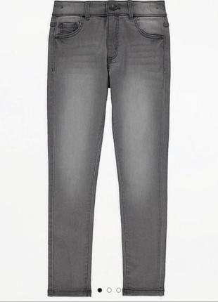 Стрейчевые джинсы скинни серые george р. 116, 122, 128, 134, 140, 146см