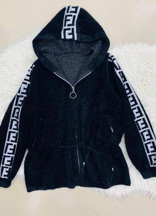 Курточка шубка пальто с шерстью альпаки с капюшоном люкс качество6 фото