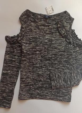 Светр з відкритими плечима для дівчинки kiabi, (140 см)