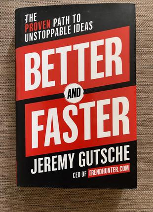 Книга better and faster стань краще і швидше . для саморозвитку і коучів ( на англ)1 фото