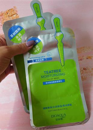 Маска для лица с маслом чайного дерева tea tree balance facial mask