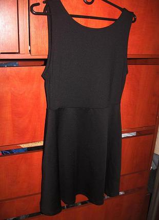 Платье коктейльное открытая спина черное 3