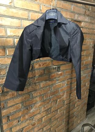 Болеро шёлк чёрное  luisa spagnoli