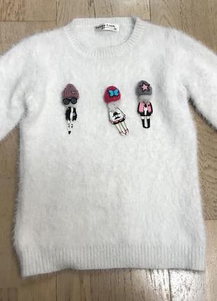 Кофта «травка» дуже тепла 7-8 років