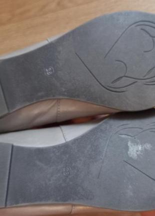 Zanon zago шкіряні туфлі, балетки 38 р 25,5 см повністю з носком5 фото