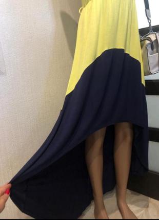 Лёгкий свободный сарафан платье макси10 фото