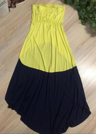 Лёгкий свободный сарафан платье макси8 фото