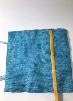 Летняя пляжная сумка george голубая плетенка5 фото