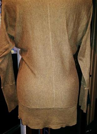 Пуловер 46-48р.горчичного цвета 3