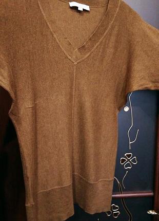 Пуловер 46-48р.горчичного цвета 4