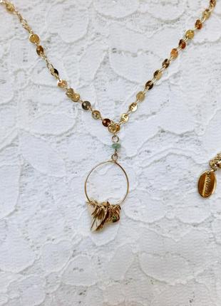 Сотуар sita nevado цепочка ожерелье золотого тона ланцюжок колье намисто2 фото