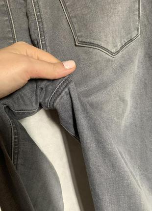 Серый джинсы стрейч6 фото