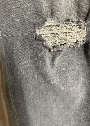 Серый джинсы стрейч4 фото