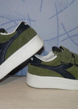 Кроссовки diadora field ps verde (22eur/13,5см)5 фото