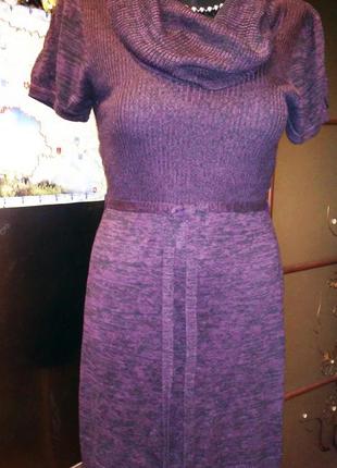 Платье т.фиол.46р.