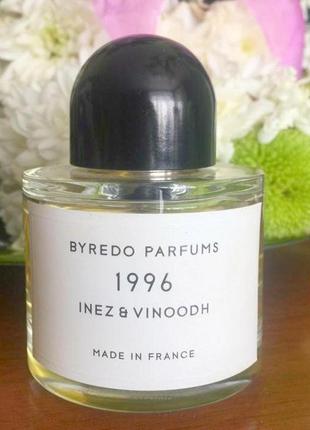 Byredo 1996 inez & vinoodh💥оригинал распив аромата затест