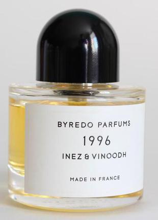 Byredo 1996 inez & vinoodh💥оригинал распив аромата затест2 фото