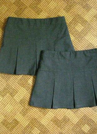 Школьная юбка в складку на девочку debenhams ☕ возраст 4-6лет3 фото