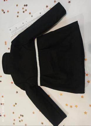 Стильне класичне пальто для дівчинки з бантом 4