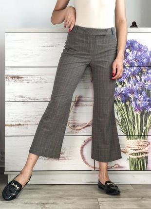Сірі штани кюлоти в клітку 1+1=3