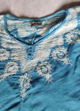 Пончо, разлетайка, туніка, накидка batik india oversize 2