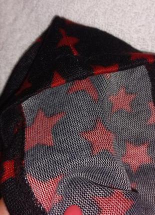 Комплект шапка хомут малышу со звездами3 фото