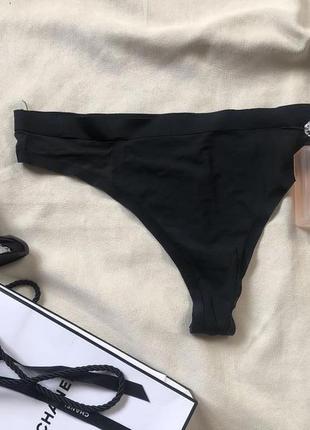 Черные трусики , бесшовные трусы , стринги от m&s