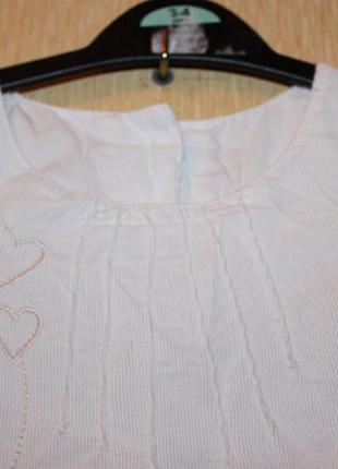 Белоснежный вельветовый сарафанчик, платье девочке 9-12 мес5 фото