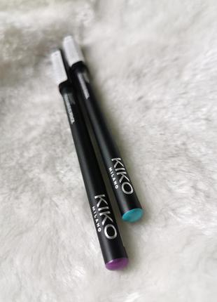 Контурный карандаш для глаз kiko milano smart colour eye pencil5 фото
