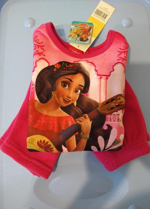 Тепла флісова піжама для дівчинки disney elena avalor 3,4,5,6 роки5 фото